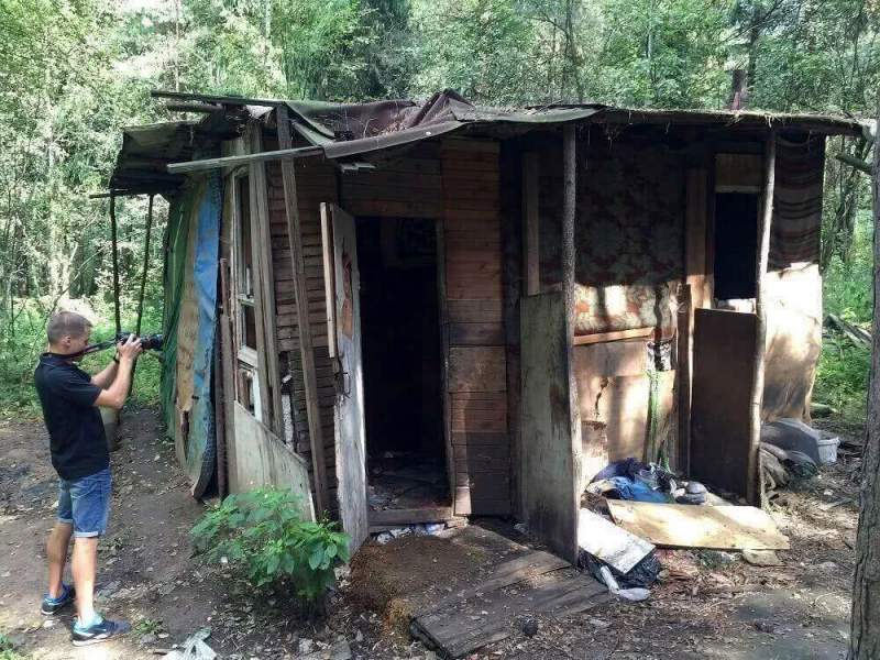 В Чеховском районе обнаружили нелегальное поселение бездомных граждан