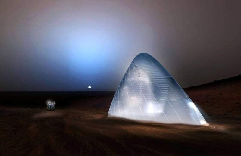 Для колонизаторов на Марсе построят дома изо льда