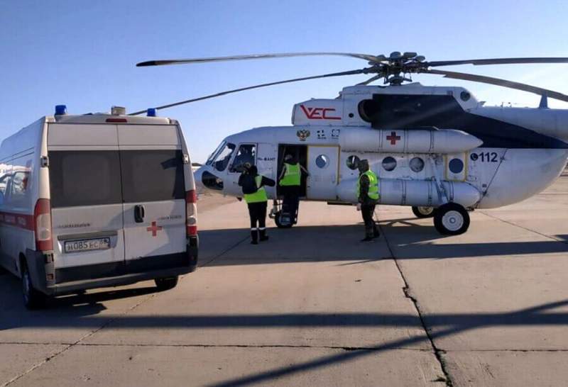 В Тамбовской области при оказании медицинской помощи впервые задействовали вертолет санавиции