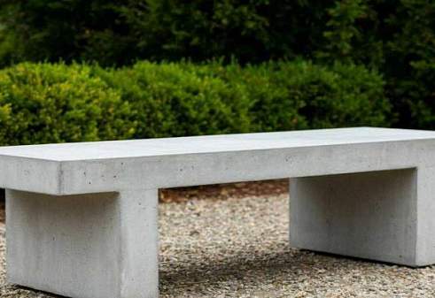 Бетонные скамейки