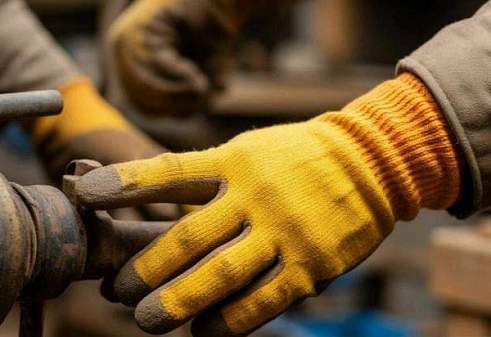 Перчатки для работы с упаковкой, клеями и красками