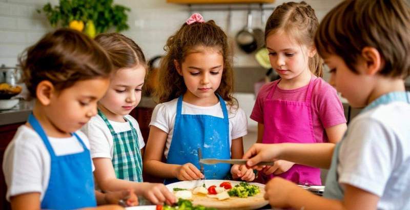 Детский праздник в кулинарной студии White-Kitchen 