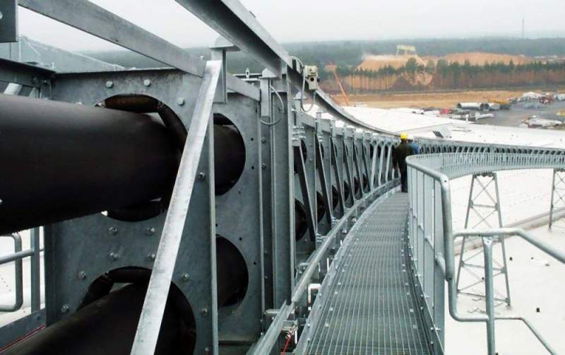 Конвейер ленточный трубчатый