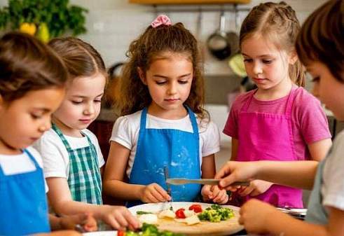 Детский праздник в кулинарной студии White-Kitchen 